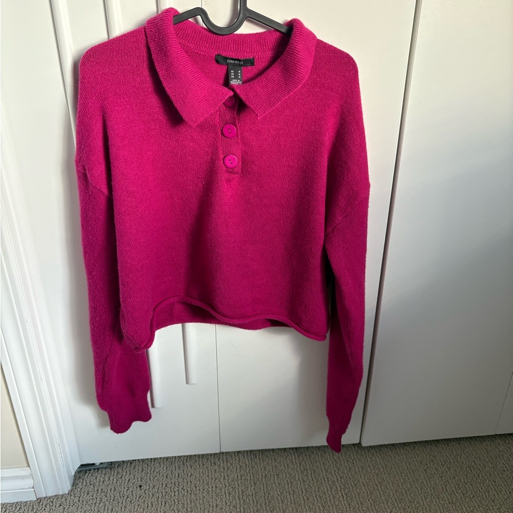 Forever 21 Fuchsia Sweater